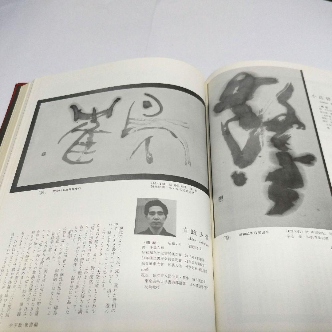 現代書事典　近代詩文書　少字数　前衛書