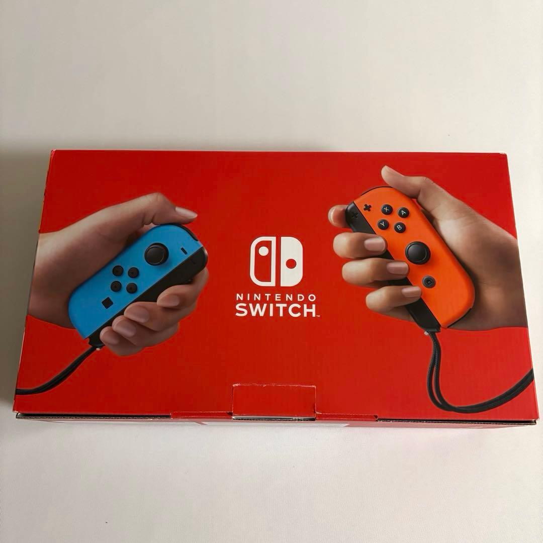 Nintendo Switch 本体ネオンブルー/ネオンレッド　ケース付き