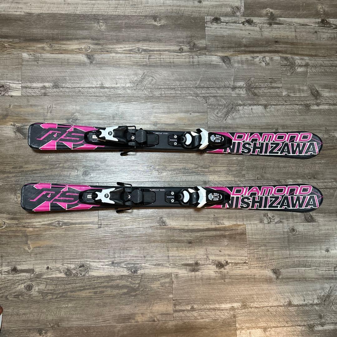 スキーセット　板100cm・ブーツ20cm・ストック90cm キッズ、ジュニア