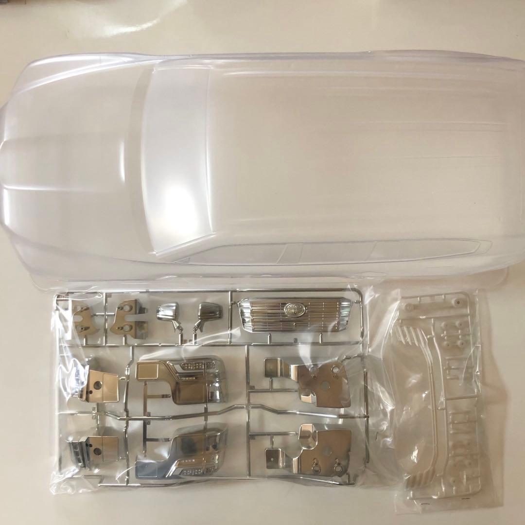 タミヤ RC トヨタランドクルーザー 300 CC-02シャーシ&アルミダンパー