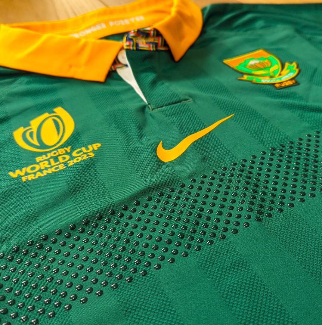 正規★選手仕様★南アフリカ代表スプリングボクス ラグビーワールドカップ ジャージ