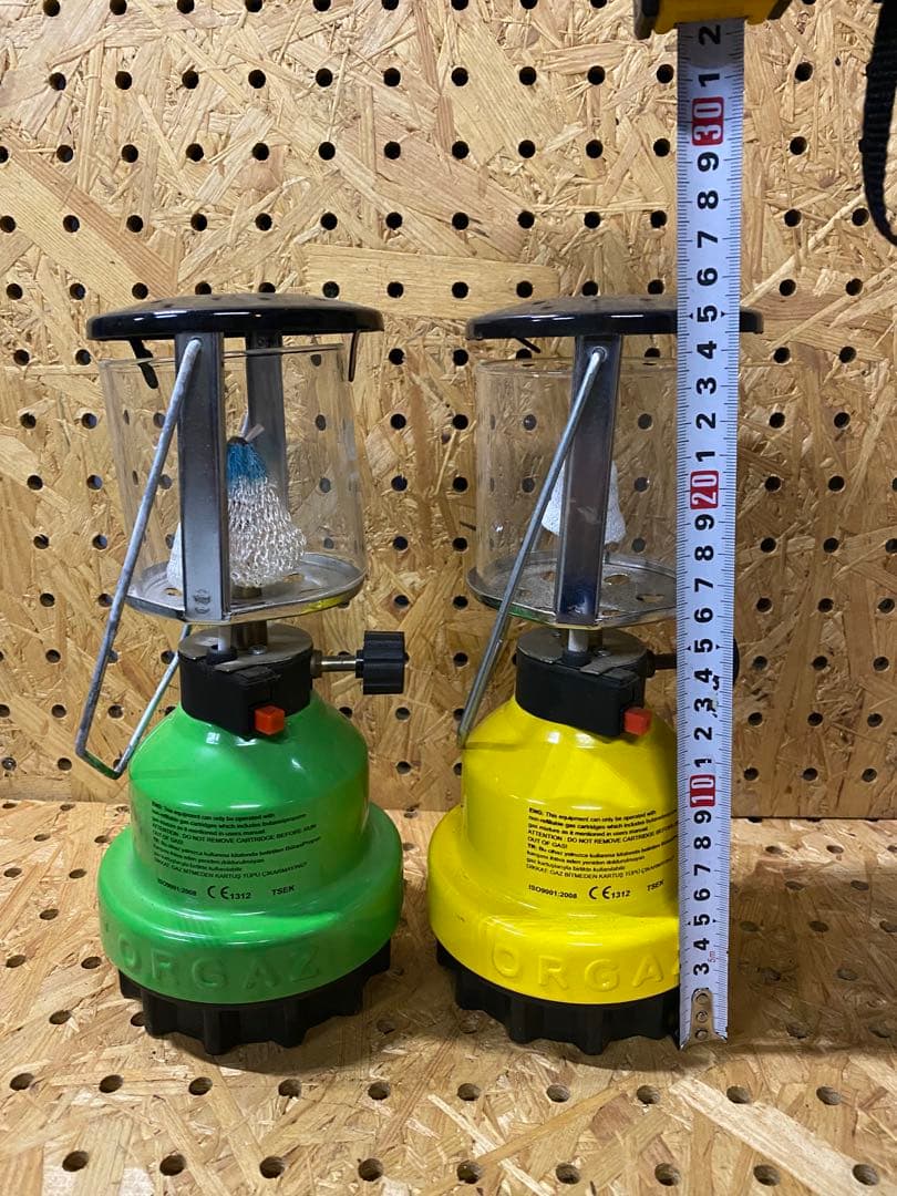 トルコ軍 ガスランタン Orgaz Orcamp デッドストック 2個セット