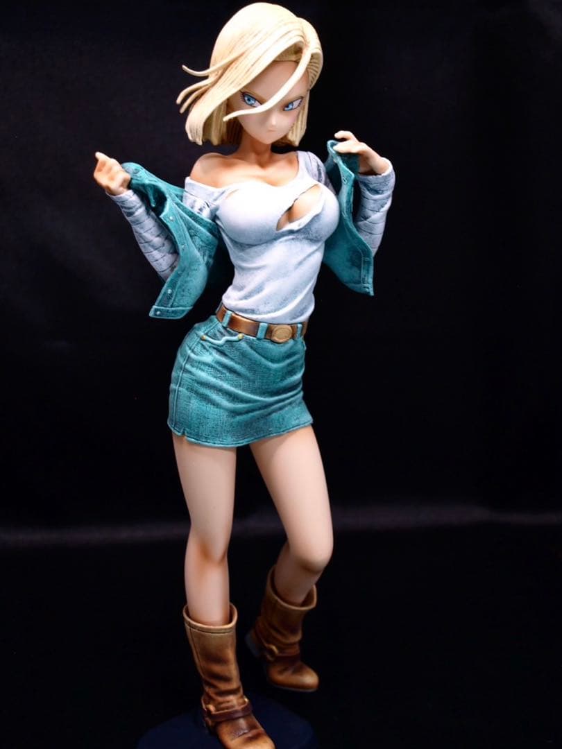 ドラゴンボール 人造人間18号 フィギュア リペイント グリッター&グラマラスB