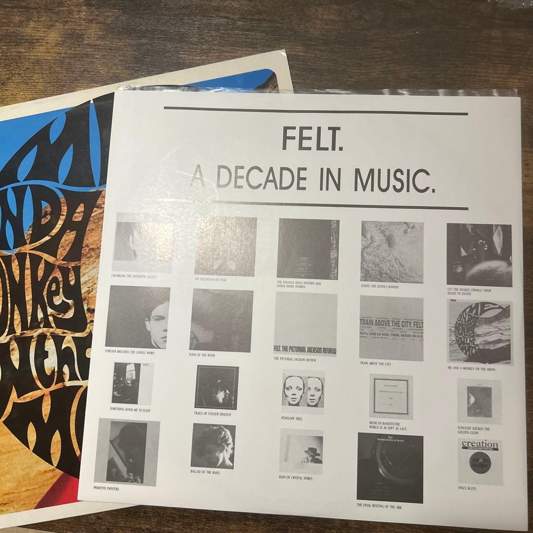 洋楽 Felt - Me And A Monkey On The Moon LP
