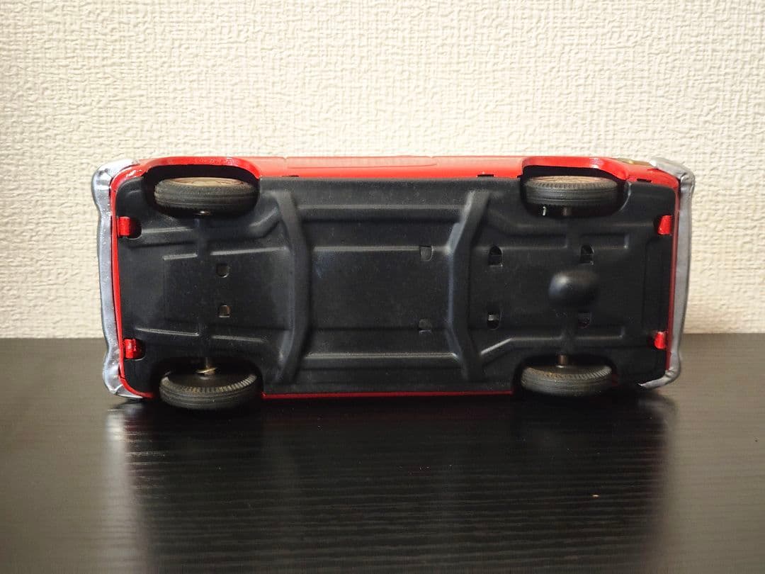 イチコー　マツダ　キャロル　赤/白色　ブリキ