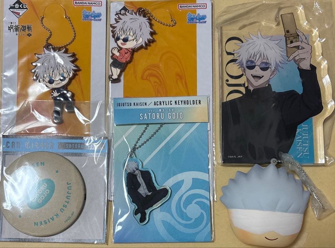 【画像1-17】呪術廻戦 五条悟 アクリルスタンド等57点 セット まとめ売り