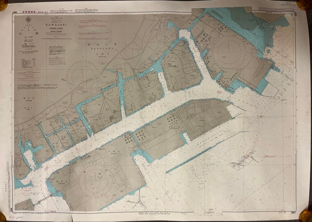 海図 航海図 東京湾 12枚 まとめ売り インテリア