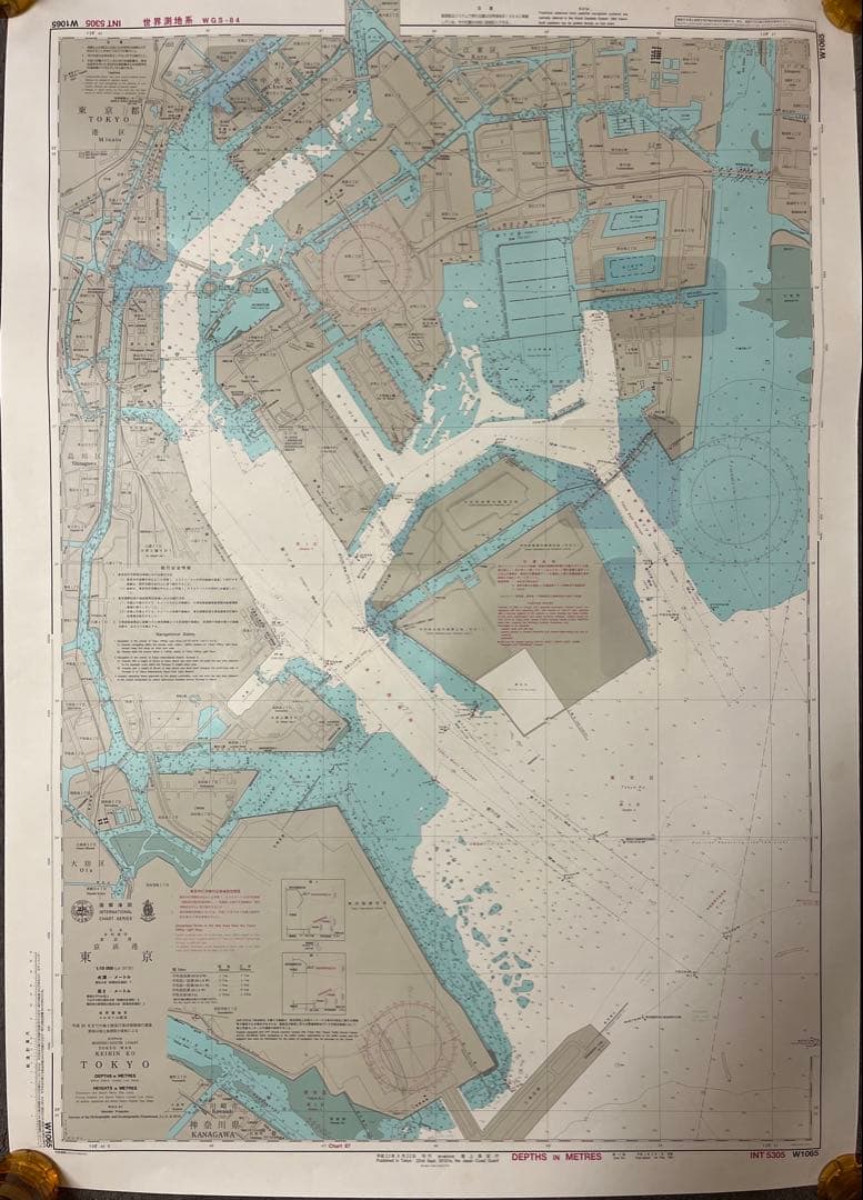 海図 航海図 東京湾 12枚 まとめ売り インテリア