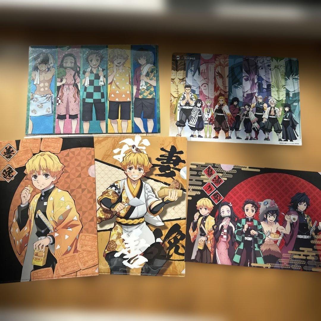 鬼滅の刃 クリアファイルセット ランチョンマットケース　クリアポスター