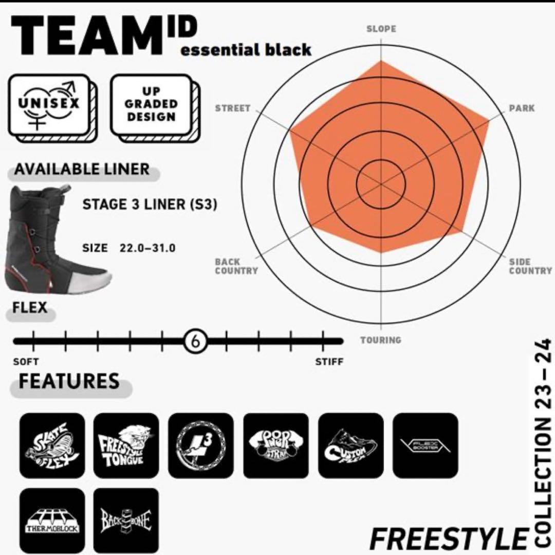 DEELUXE TEAM ID スノーボードブーツ 25.5 オリーブ