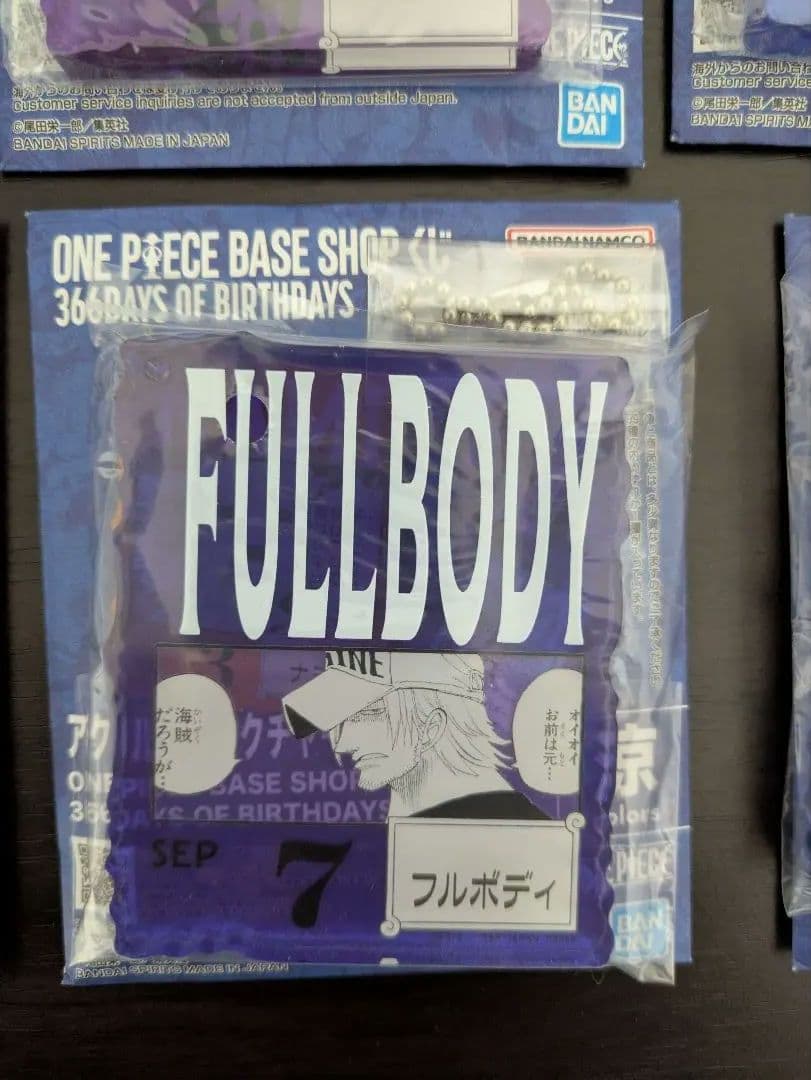 ワンピースベースショップ 366 アクリルブロック バースデー　14個セット売り