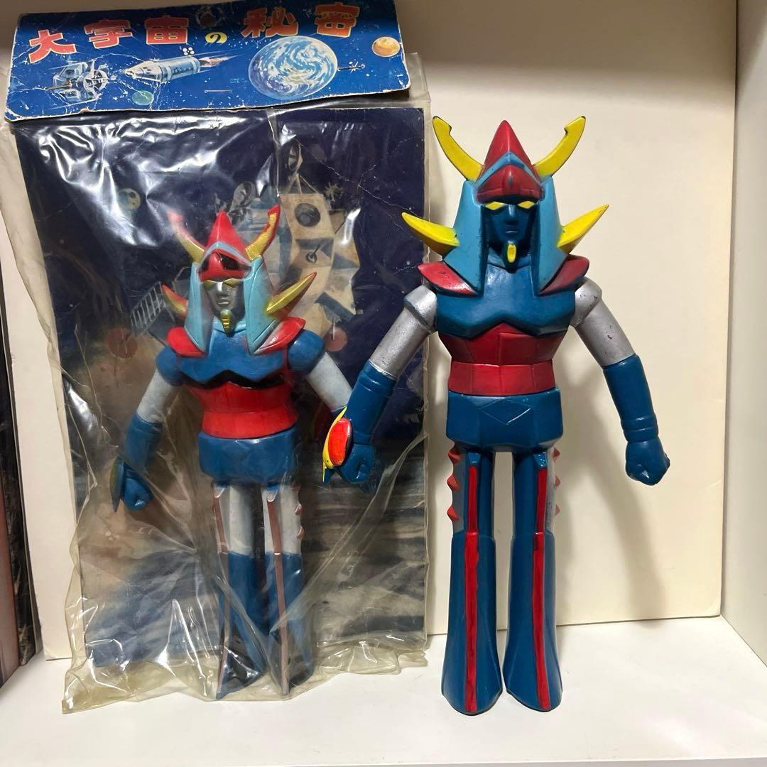 無版権 勇者ライディーン パチソフビ フィギュア 当時物