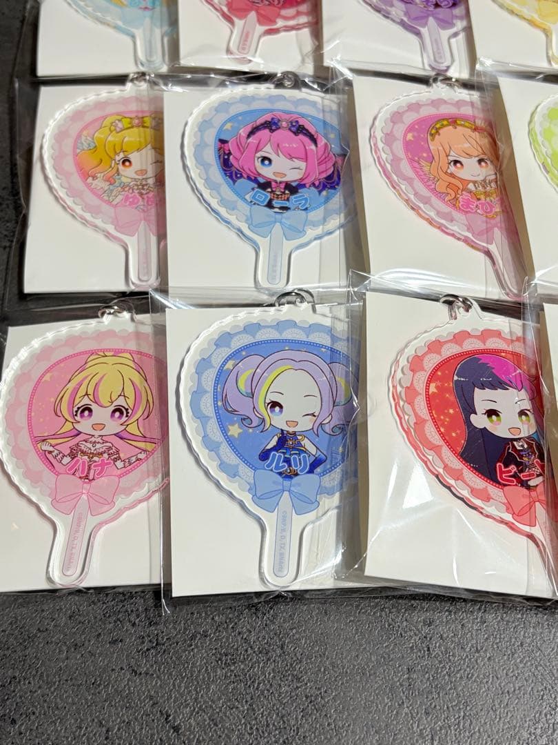 アイカツスターズ　プラネット　グラフアート　アクリルキーホルダー　まとめ売り