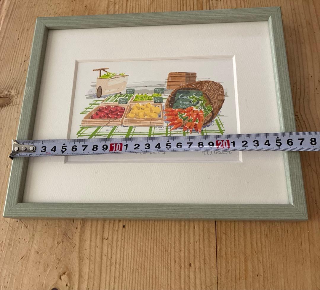 見杉宗則　リトグラフ　Market