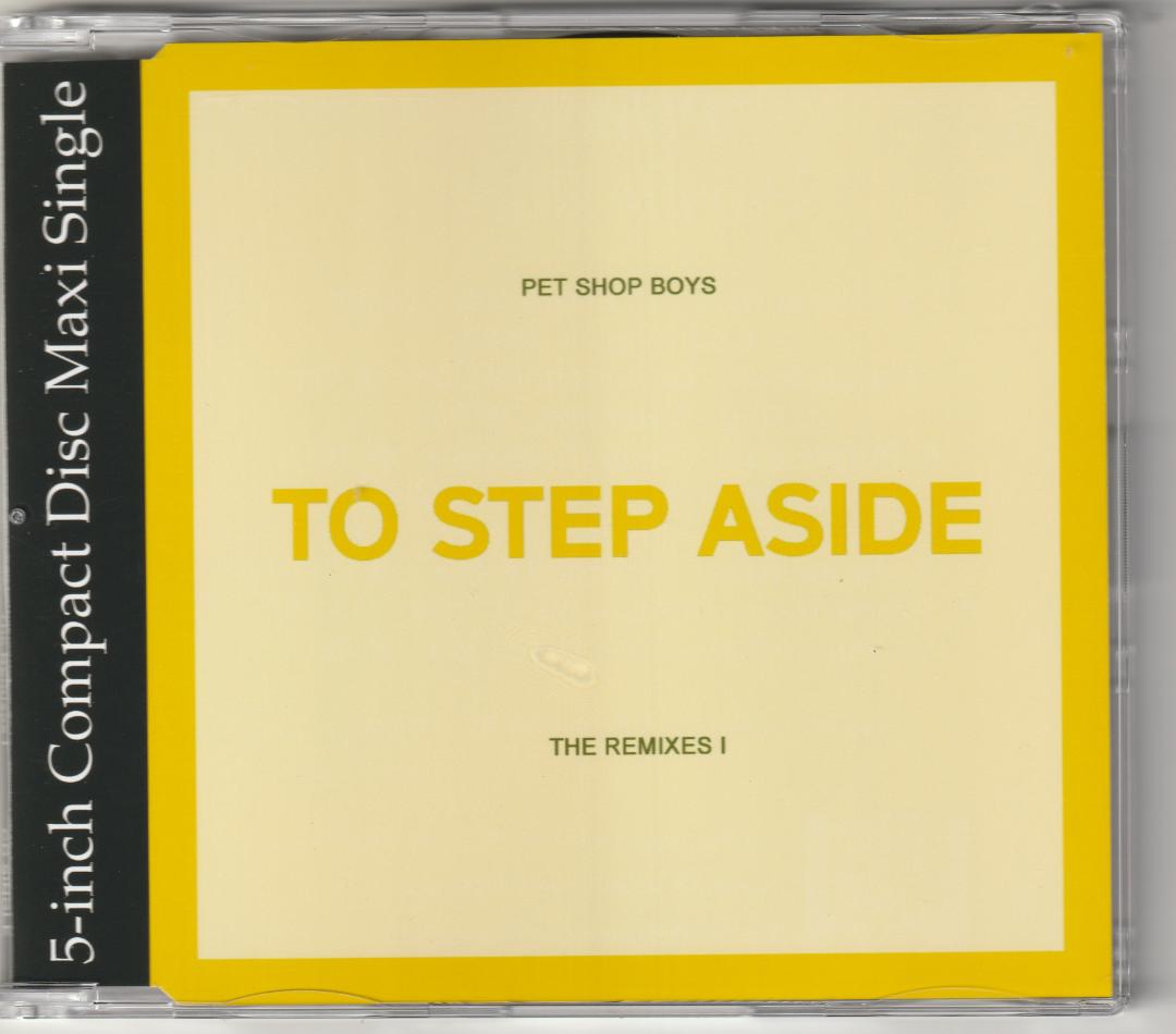 Pet Shop Boys　To Step Aside　10ヴァージョン CD