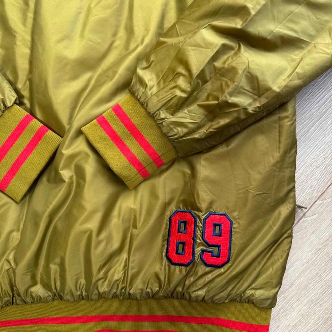 (美品) パーリーゲイツ 4wayリバーシブル 中綿ジャケット／袖取外可 秋冬物