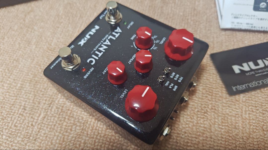 NUX ATLANTIC ディレイ リバーブ ギター エフェクター