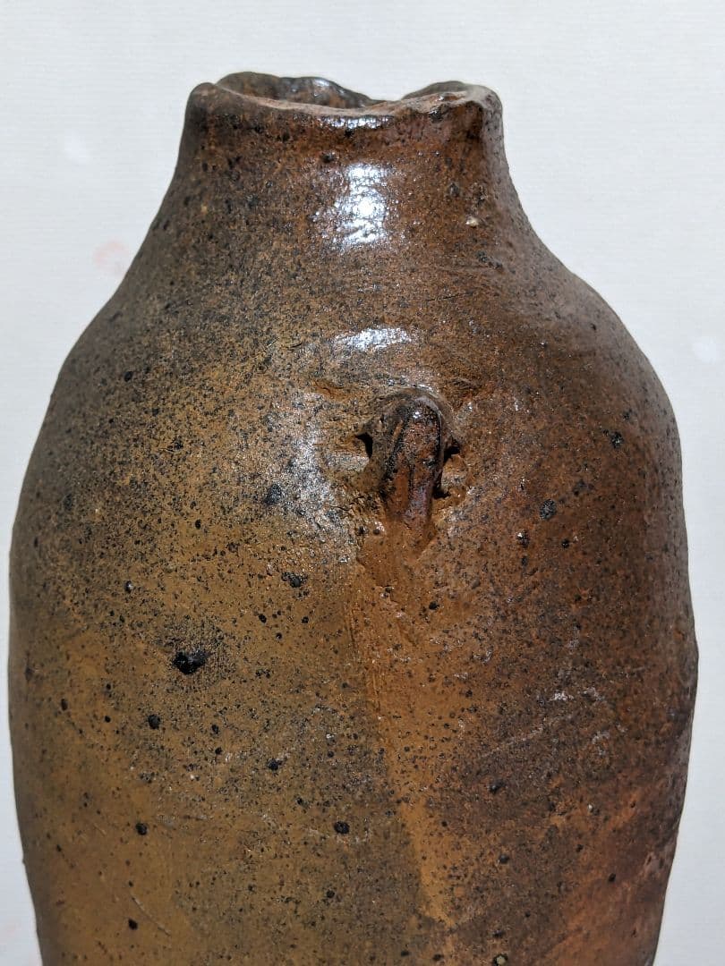 ♦珍物！時代物【在銘 古い焼締め】備前焼？コレクション 骨董品 アンティーク