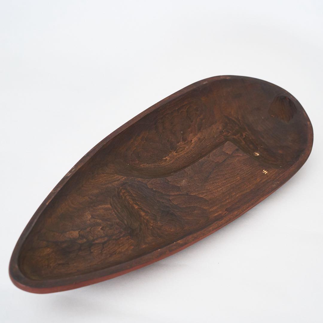 ネイティブカナディアンの面　ウッドカービング