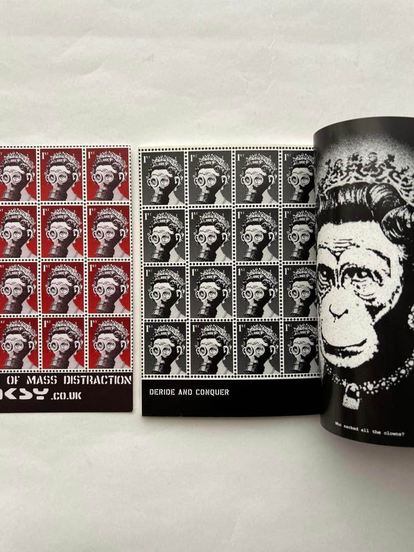 絶版 Banksy 初期作品集2冊 + 希少フライヤー 3点セット バンクシー