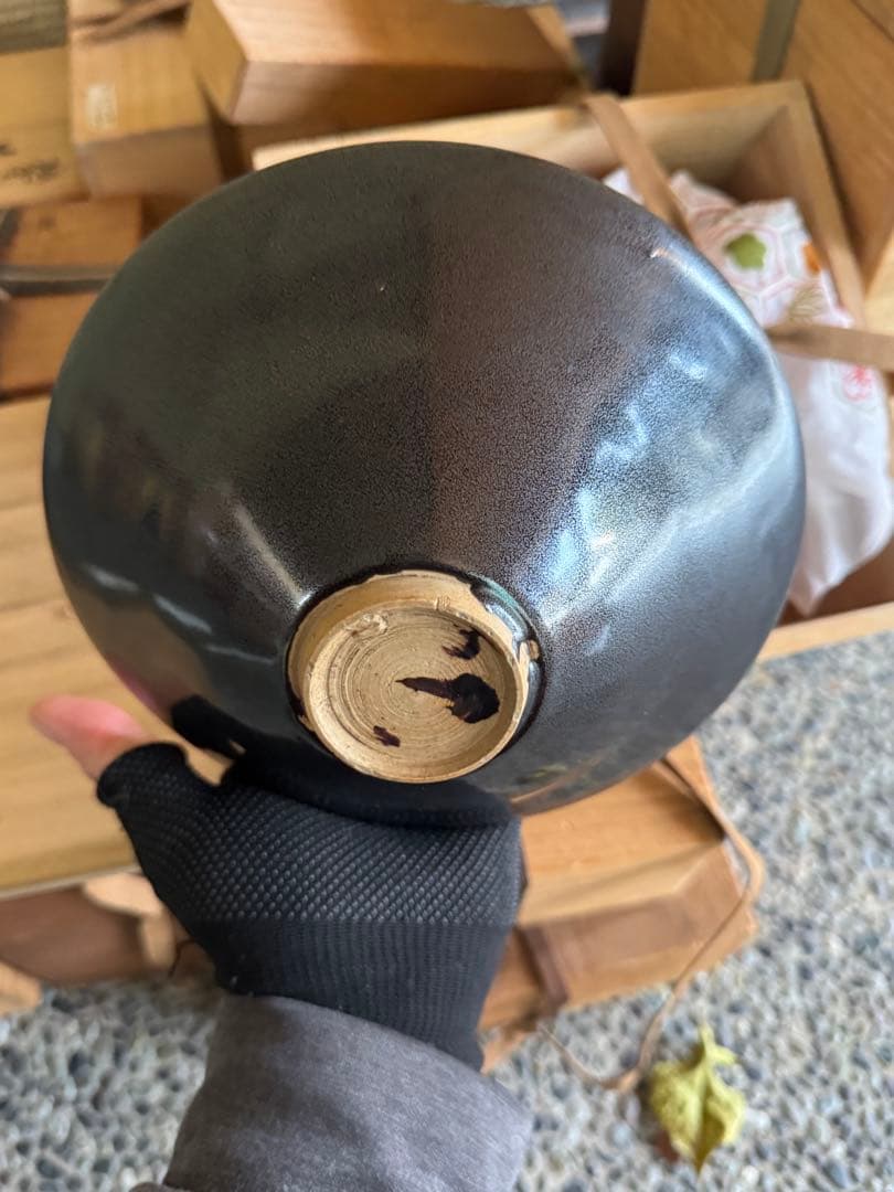 ‼️リサイクルFORT‼️BLACKフライデー②‼️中国の木葉文黒茶碗‼️激安します‼️