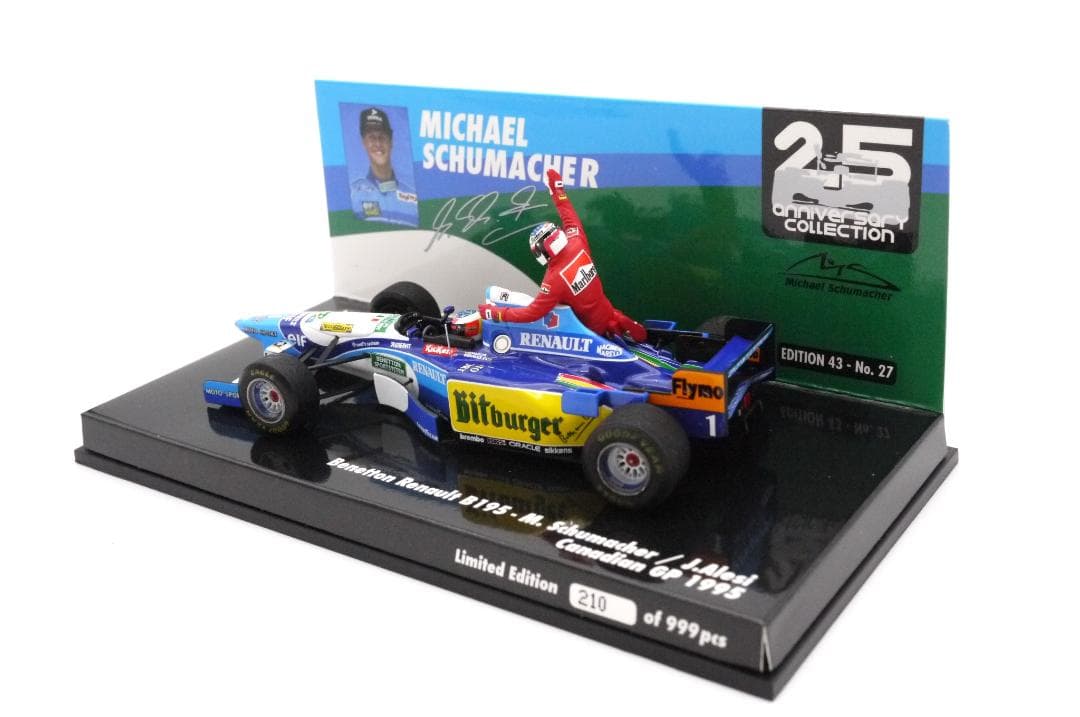 1/43 ベネトン B195 Alesi Taxi マルボロ M.シューマッハ