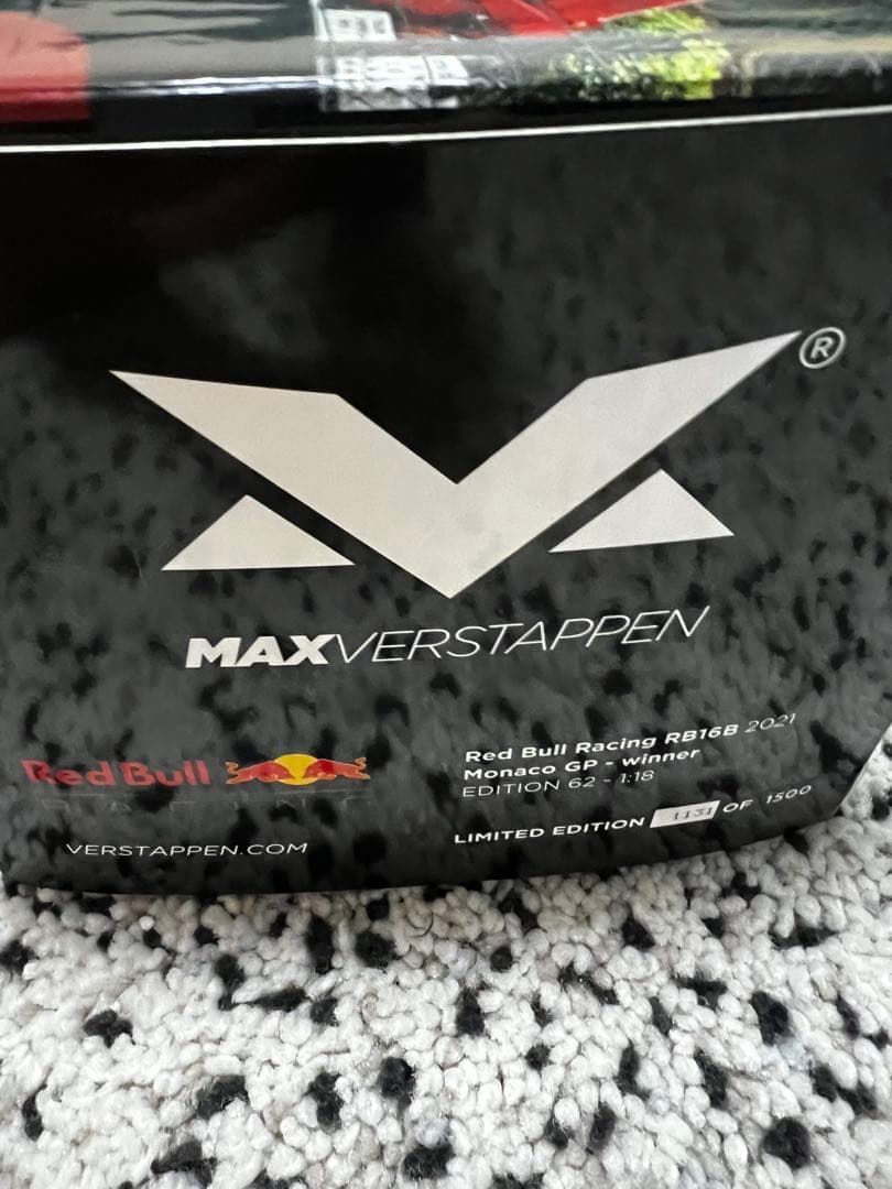 美品 MVショップ 1/18 マックス・フェルスタッペン 2021 モナコGP