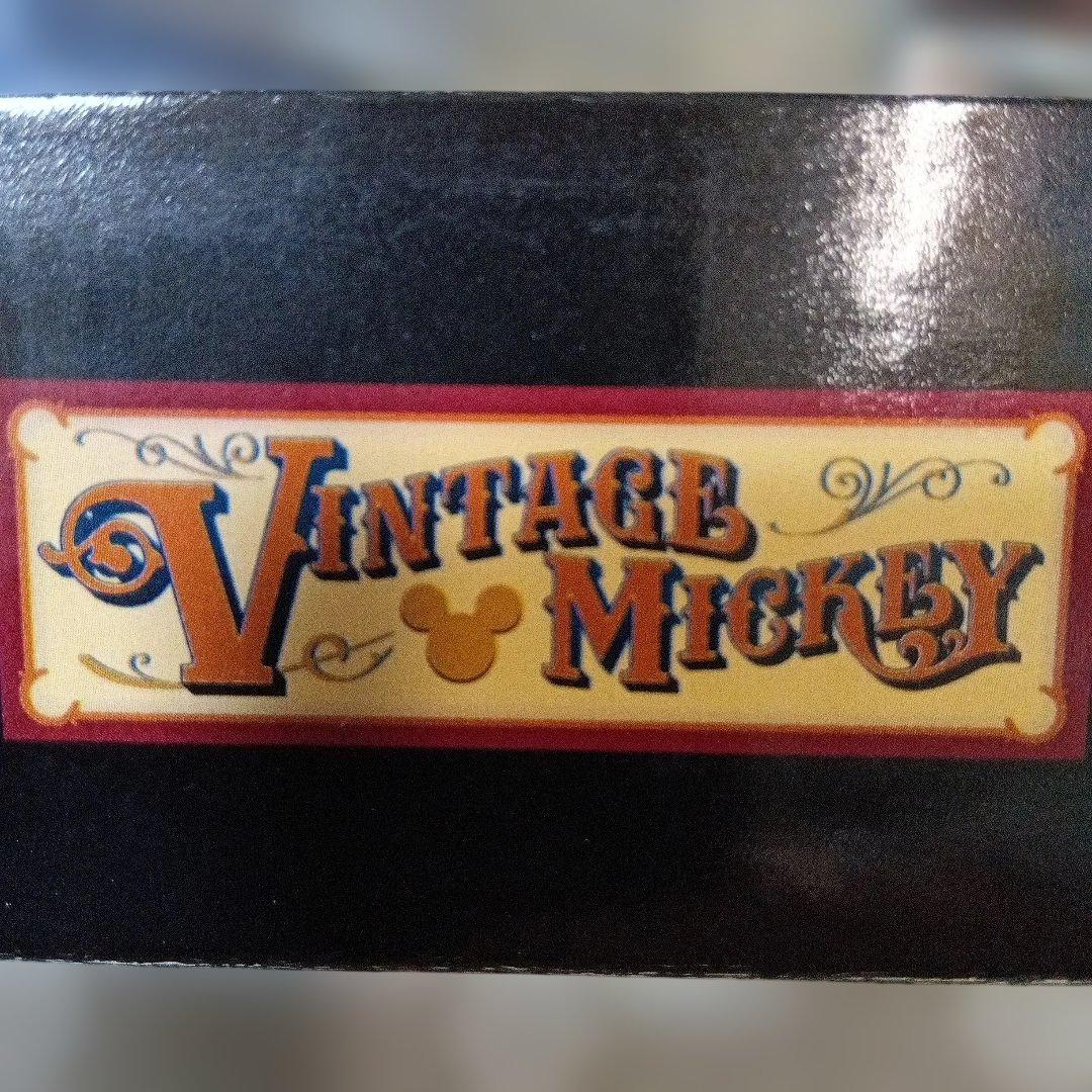 東京ディズニーシー　Vintage Mickey 木製レトロフィギュア