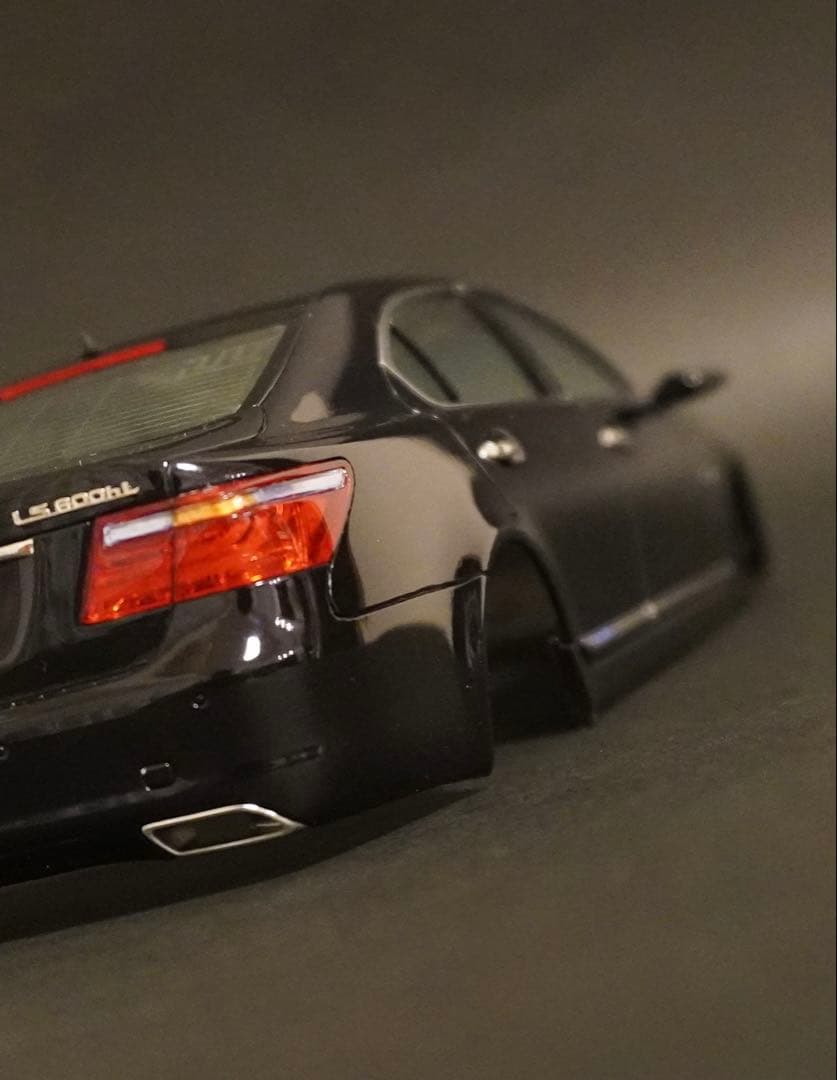 塗装済み 7分完成品 フジミ製 1/24 レクサス LS600hL OPホイール