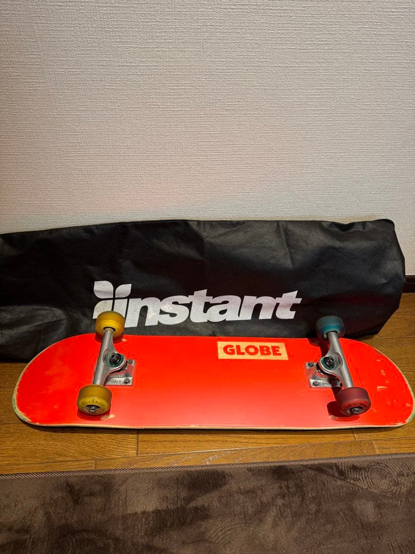 instant コンプリートスケートボード 収納バッグ付き