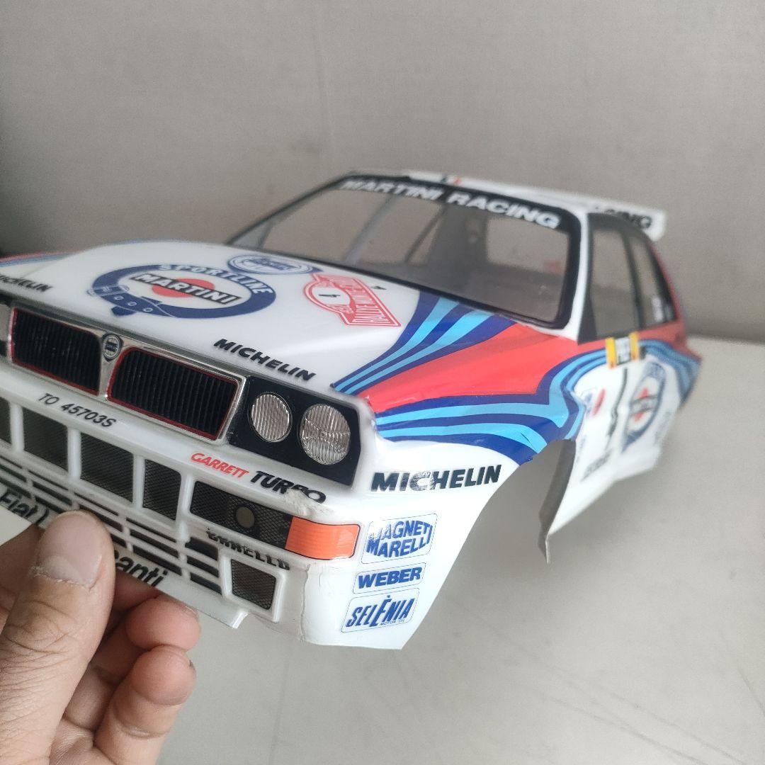 【当時物、レア】タミヤTA02シャーシ、プロポ、メカ付き、ランチアボディ付き