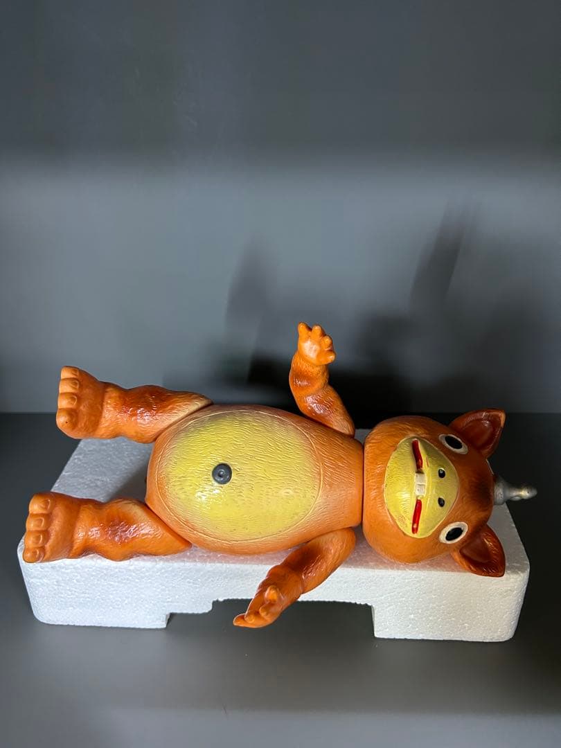 マルサン怪獣ブースカ　オレンジ成型　王冠　珍色銀塗装