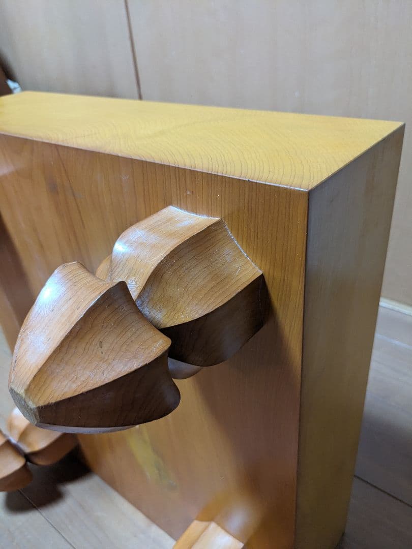 囲碁セット 4寸　脚付き　へそ付き　 蛤石　那智黒　碁笥セット