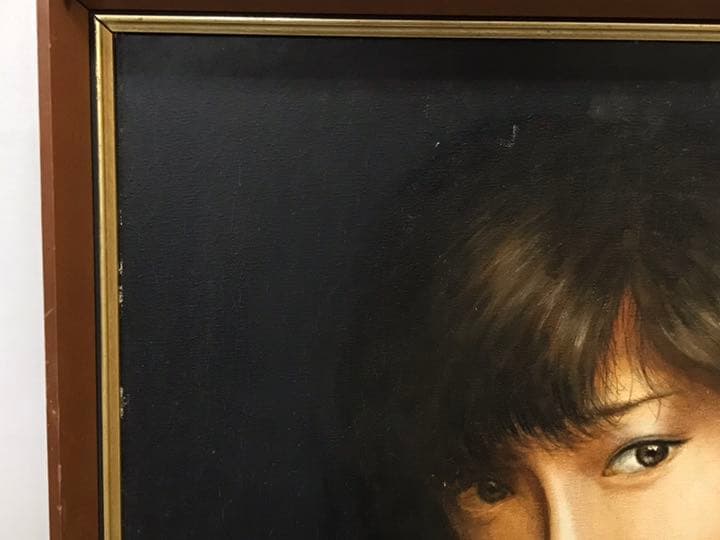 グラッシ技法(中世ルネサンス絵画様式)による油彩画  1979年　大幅値下げ