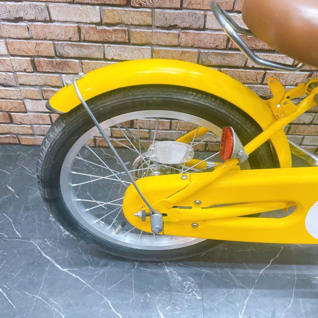 【37】子供用自転車 子供車 Parkside イエロー 16インチ シングル