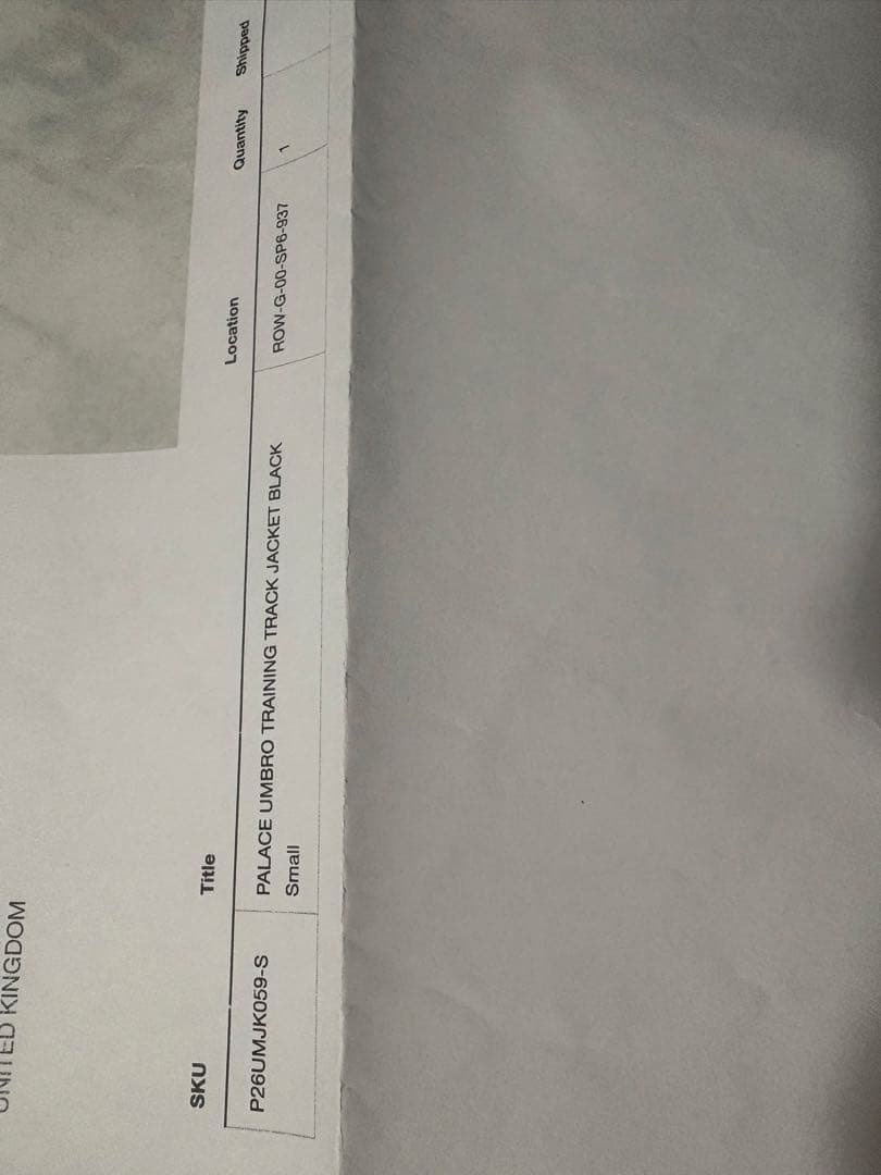 ウェア PALACE UMBRO Track Jacket \"Black\"