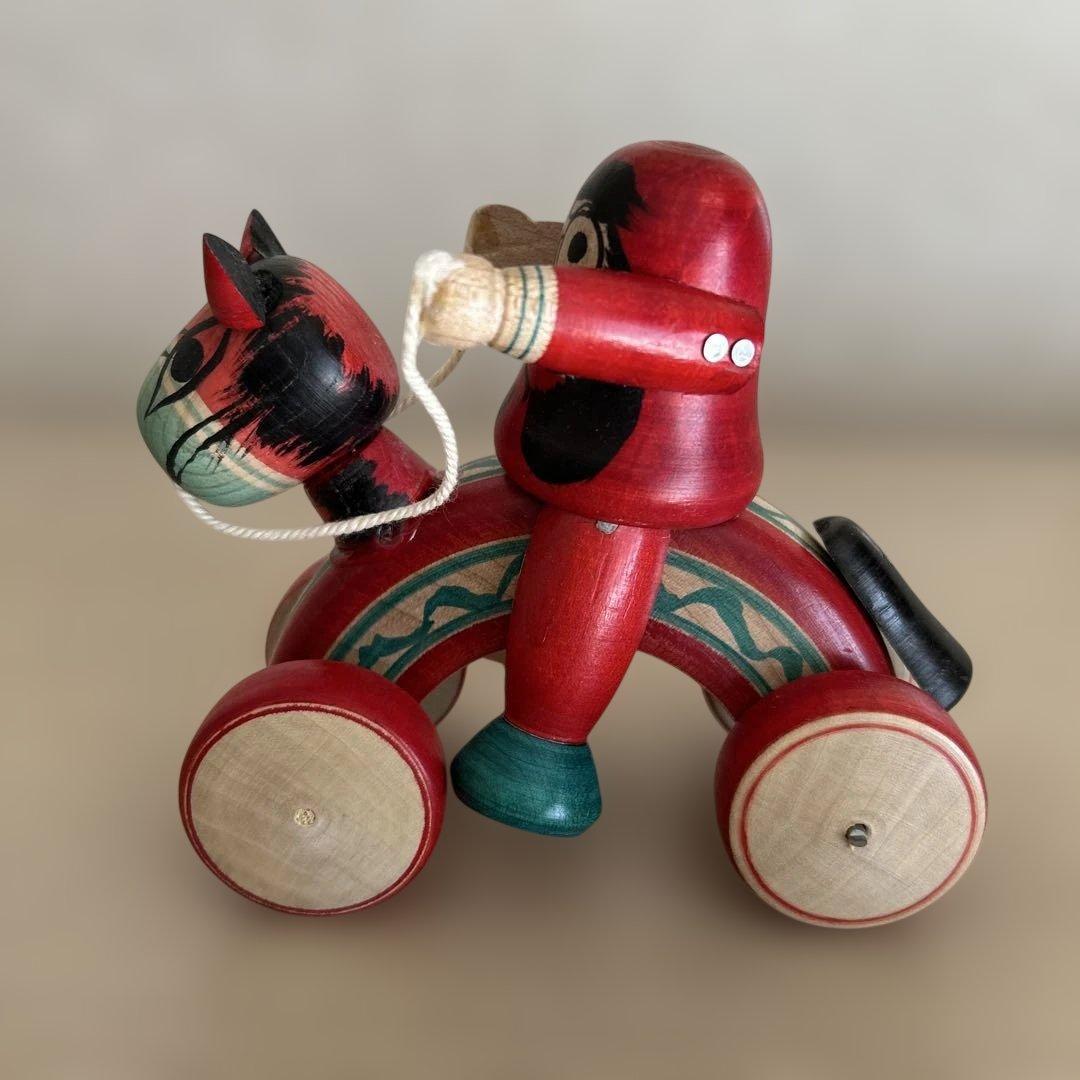 阿部進矢工人 こけし 木地玩具