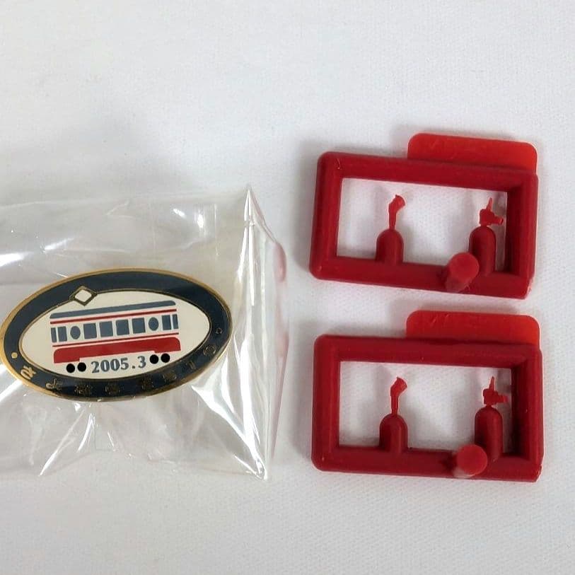 MODEMO　名鉄モ510形　“赤白塗装”　NT46　特別記念セット　ピンバッチ