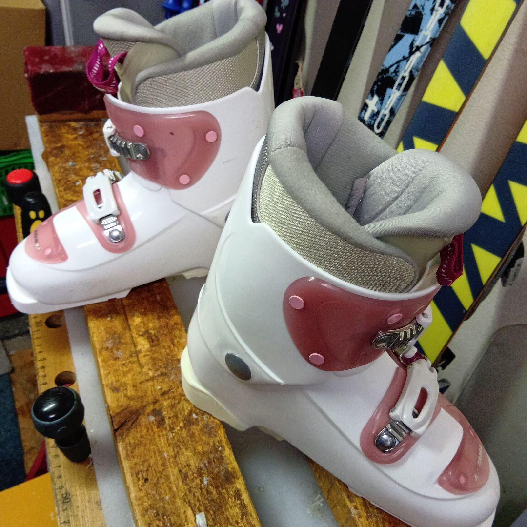 145cmカザマ…メンテナス済 靴24-24,5cmストック付