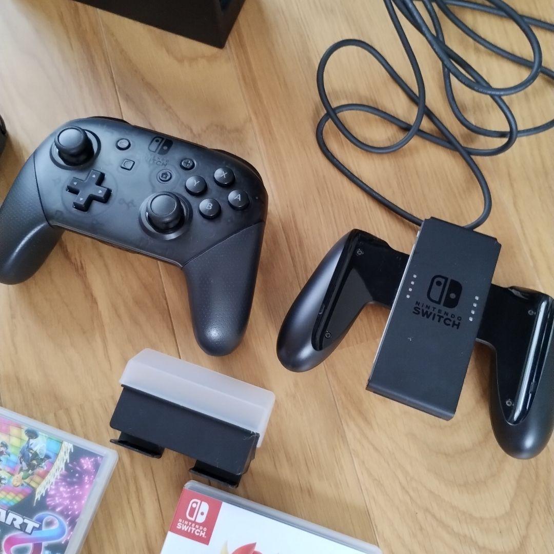 Nintendo Switch 本体 + ゲームソフト3本 + プロコントローラ
