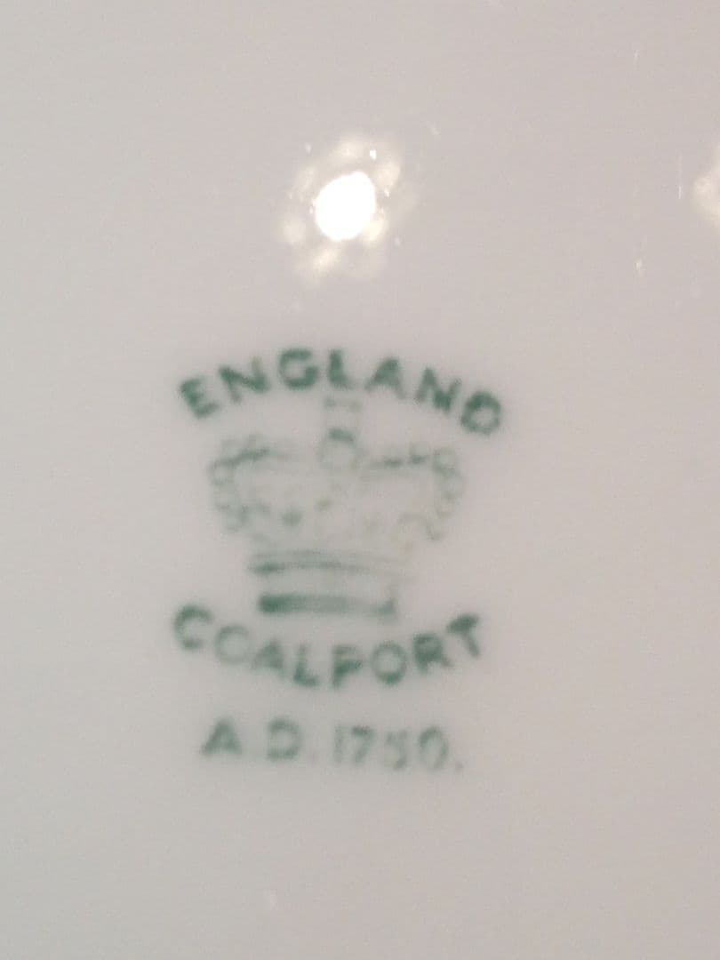 イギリス コ—ルポート キャビネットプレ—ト ４枚セット