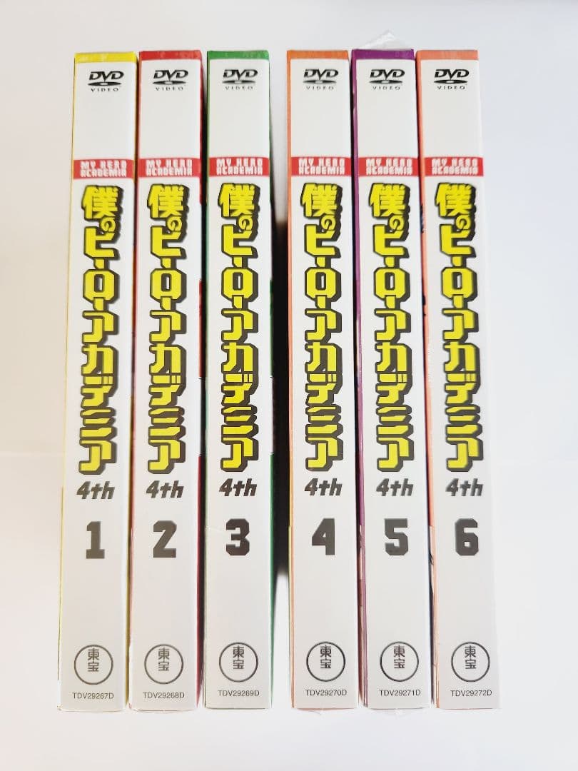 僕のヒーローアカデミア　4期　初回生産限定盤　DVD　１～６巻セット