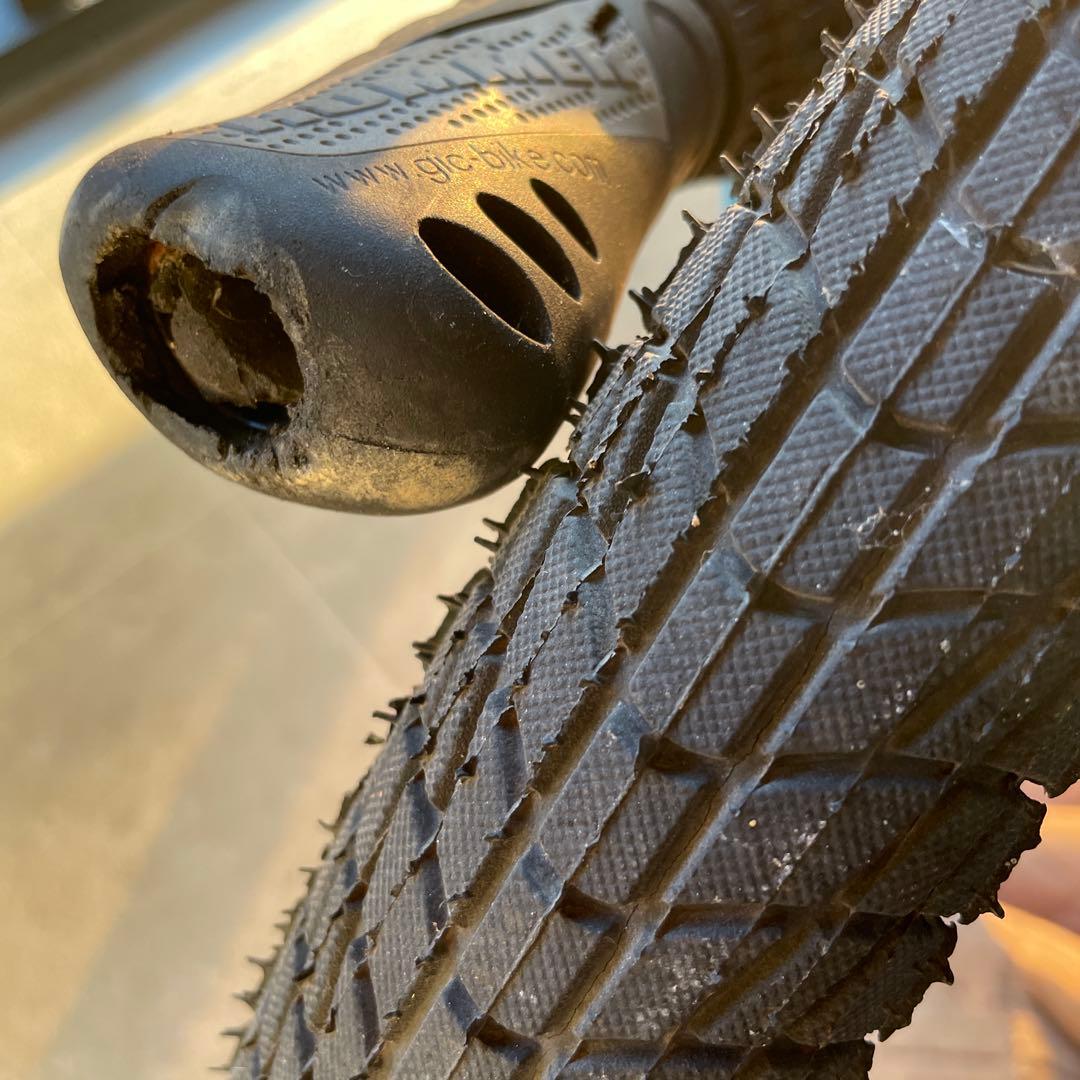 【ジャンク品】ハマー　折りたたみ自転車　イエロー　黄色