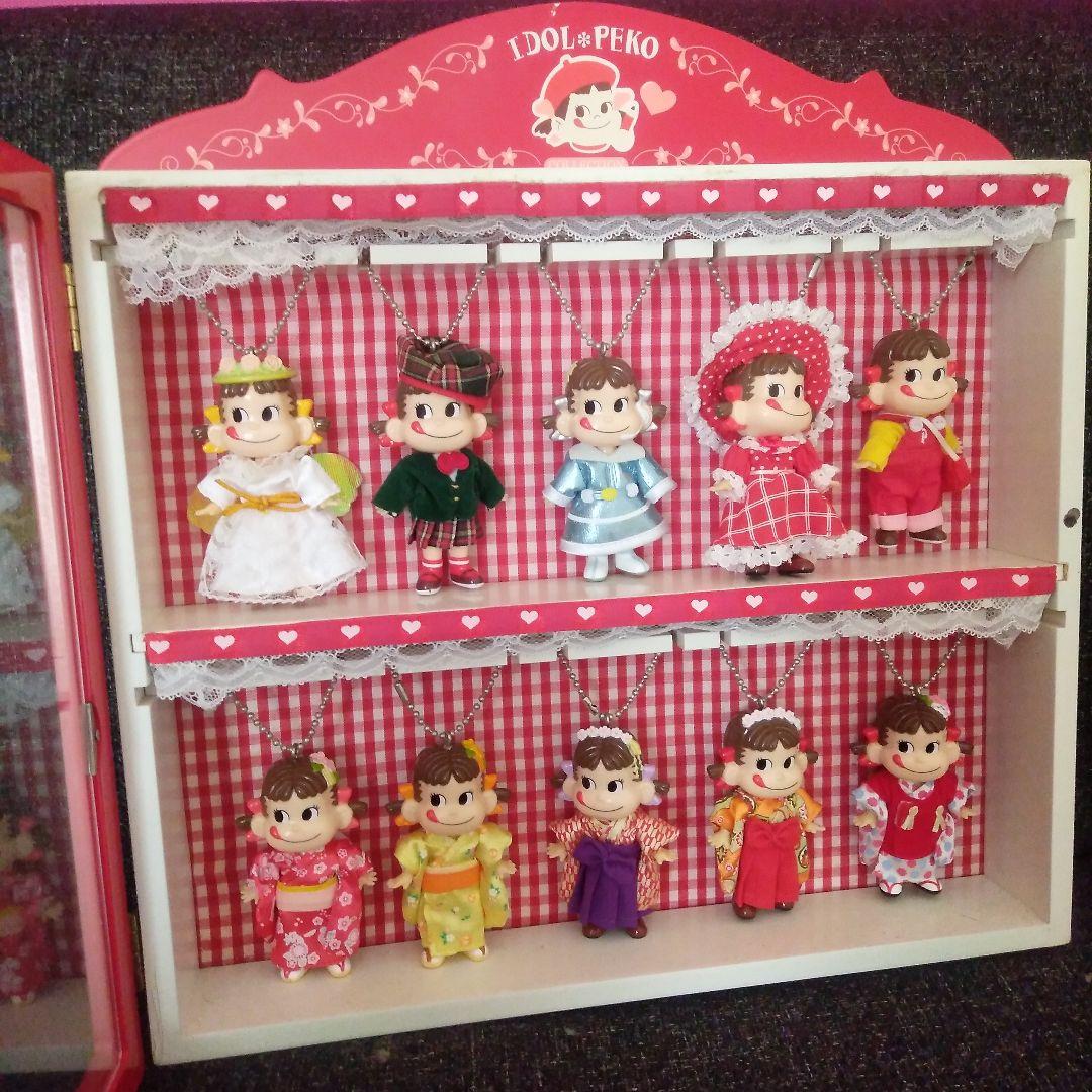ペコちゃん不二家ドールセット:人形セット、ドールケース、コレクション