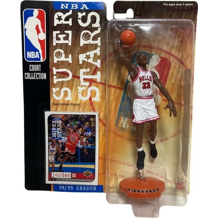 新品NBA SUPER STARS マイケル・ジョーダン フィギュア 98/99