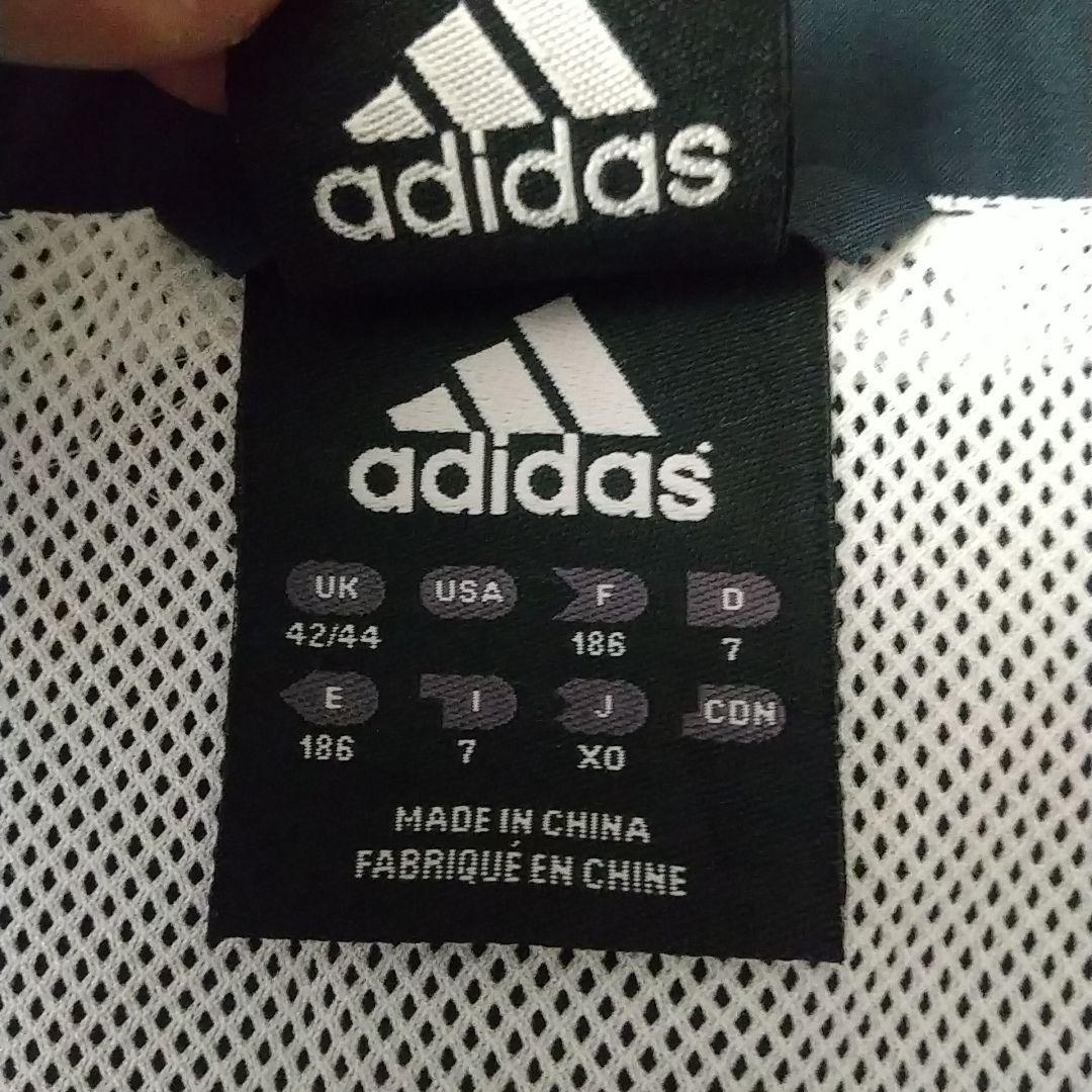 希少☆アディダス レアルマドリード 刺繍 CL仕様 ナイロンジャケット XO