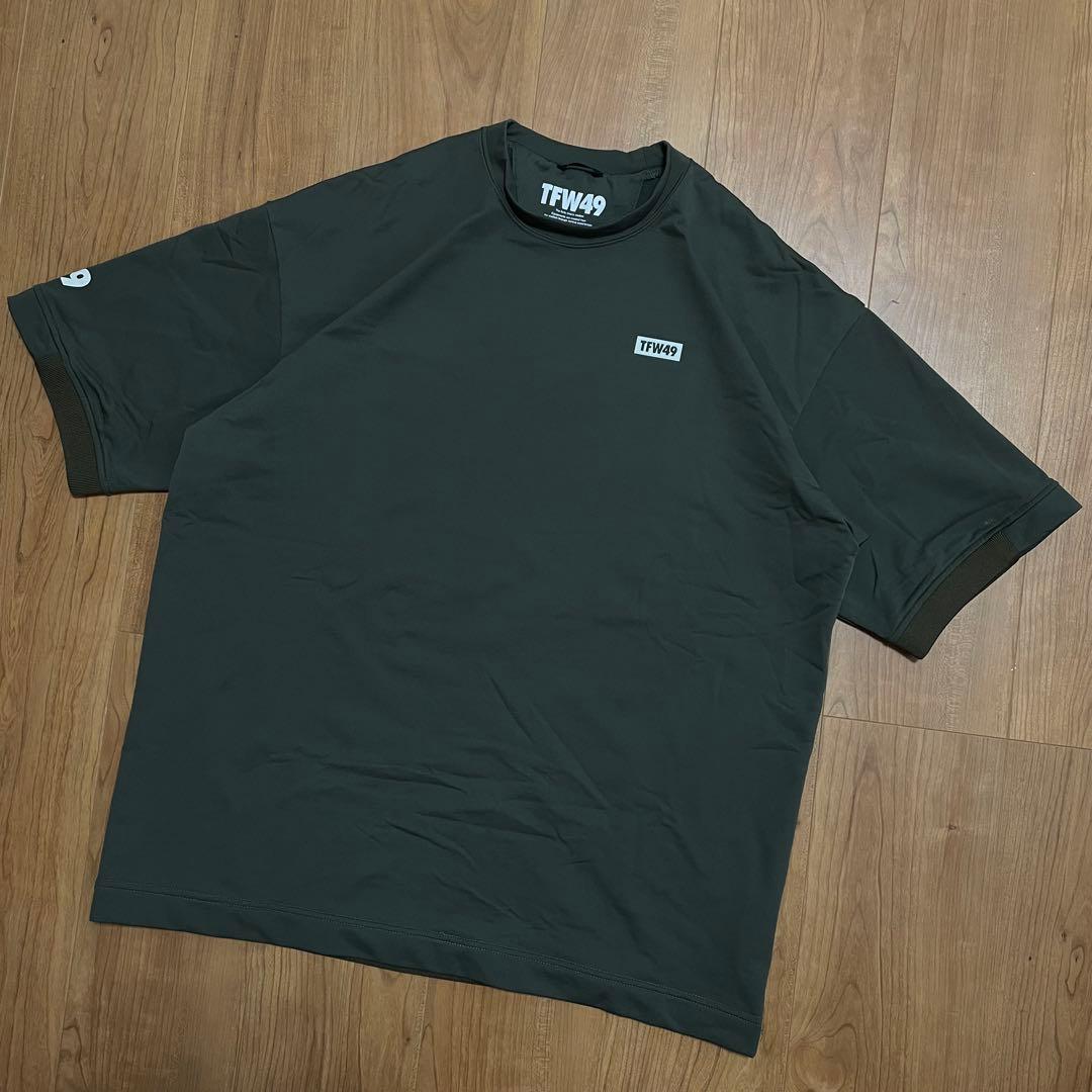 TFW49 Tシャツ XL グレー　カーキ　スウェット　junhashimoto