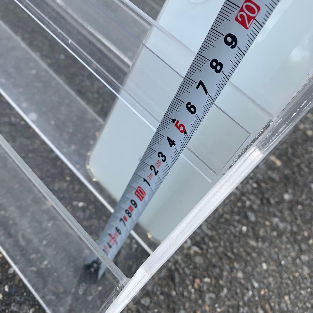 店舗　アクリル製 6段 ディスプレイラック アクリルケース　業務用　棚