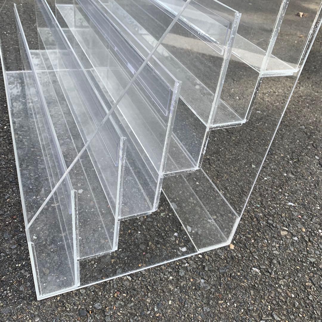 店舗　アクリル製 6段 ディスプレイラック アクリルケース　業務用　棚