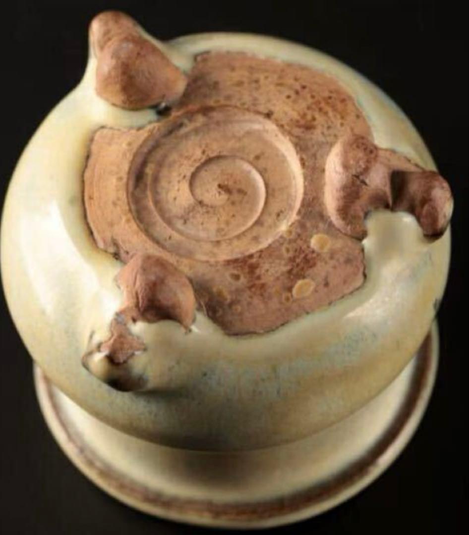 元時代　月白釉　鈞窯　香炉　中国　古美術　貴重